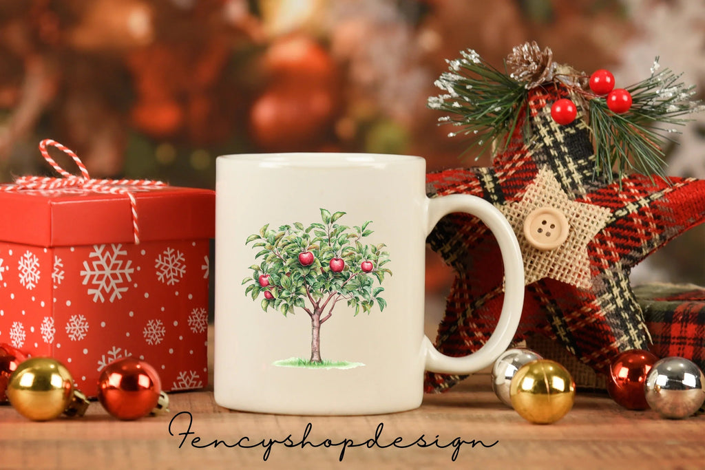 Apple Tree Branch Clipart Bundle