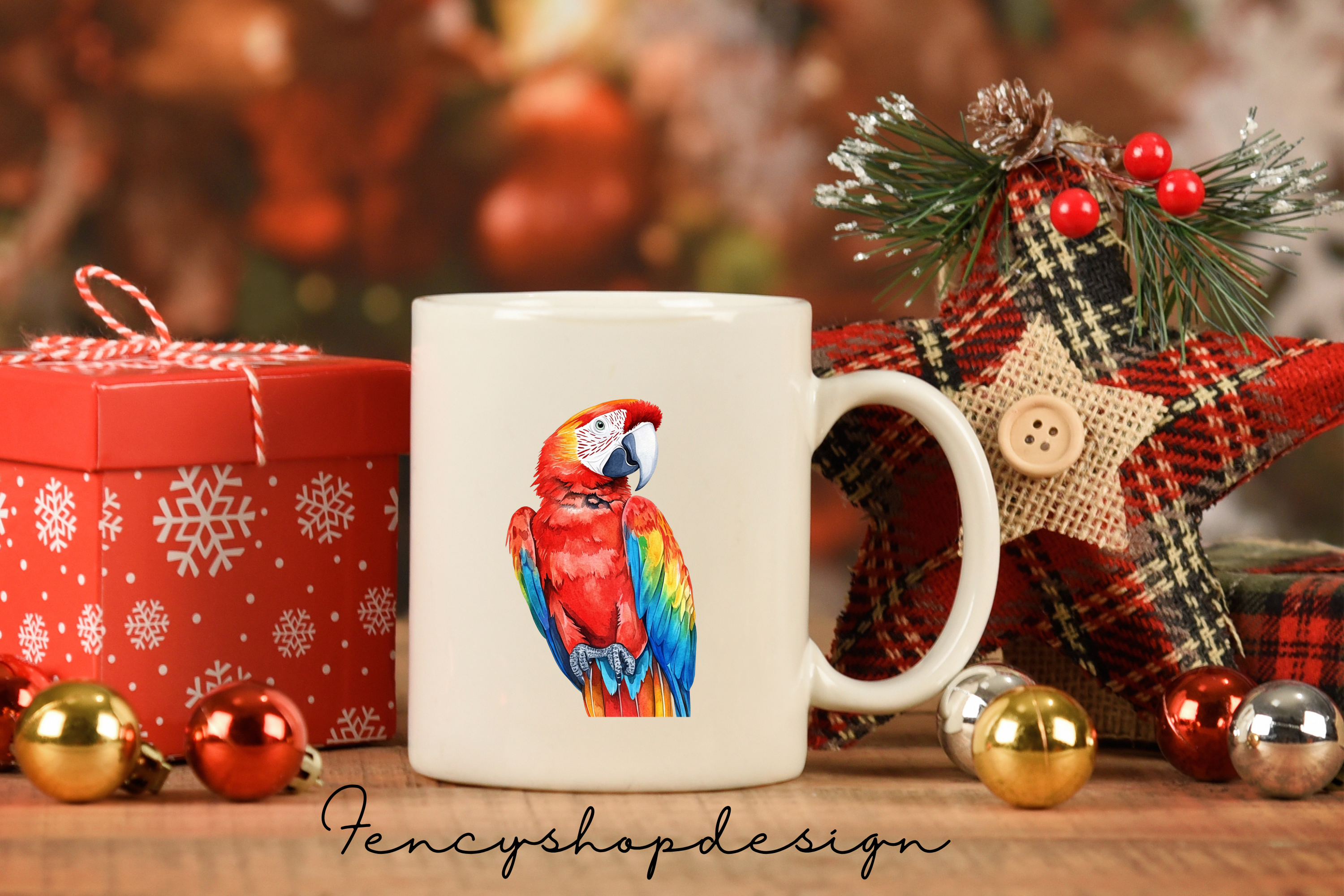 Vibrant Macaw Parrot Clipart Bundle
