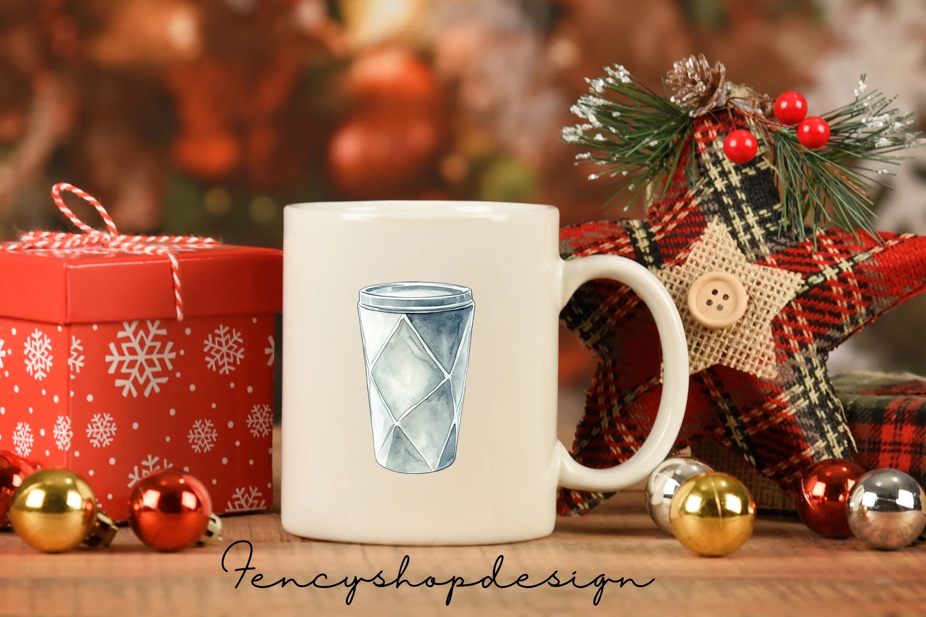 Geometric Tumbler Designs Clipart Bundle