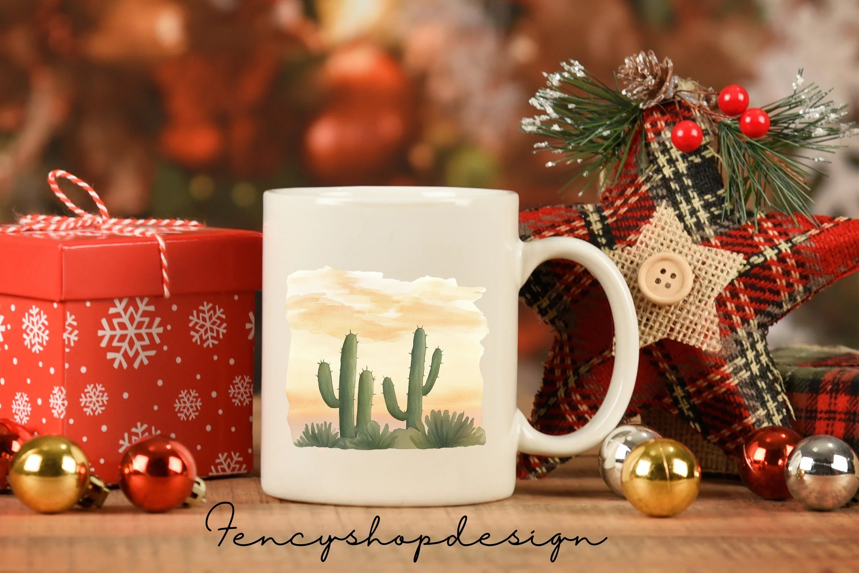 Boho Cactus Clipart Bundle