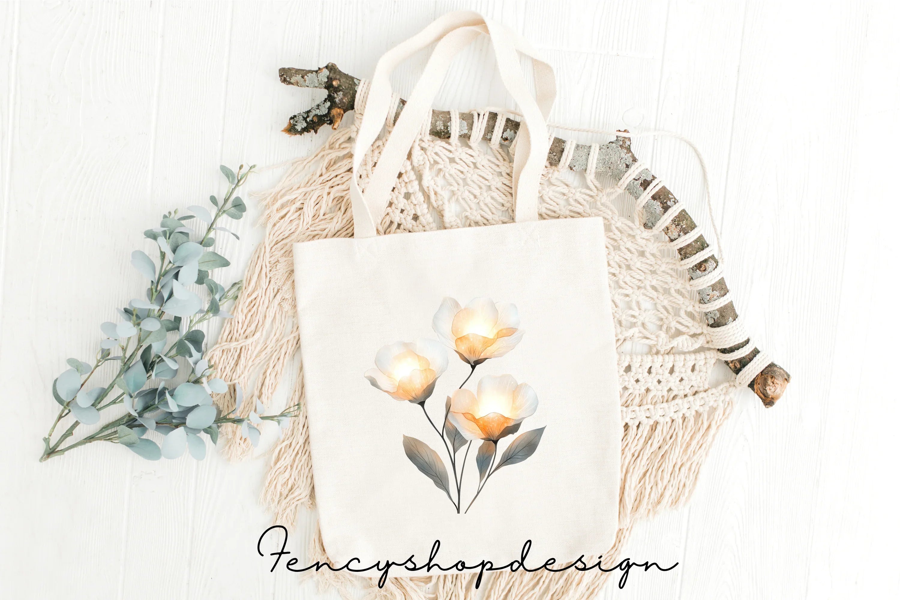 Delicate Floral Clipart Bundle