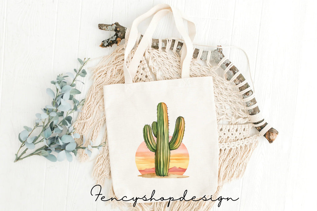 Boho Cactus Clipart Bundle