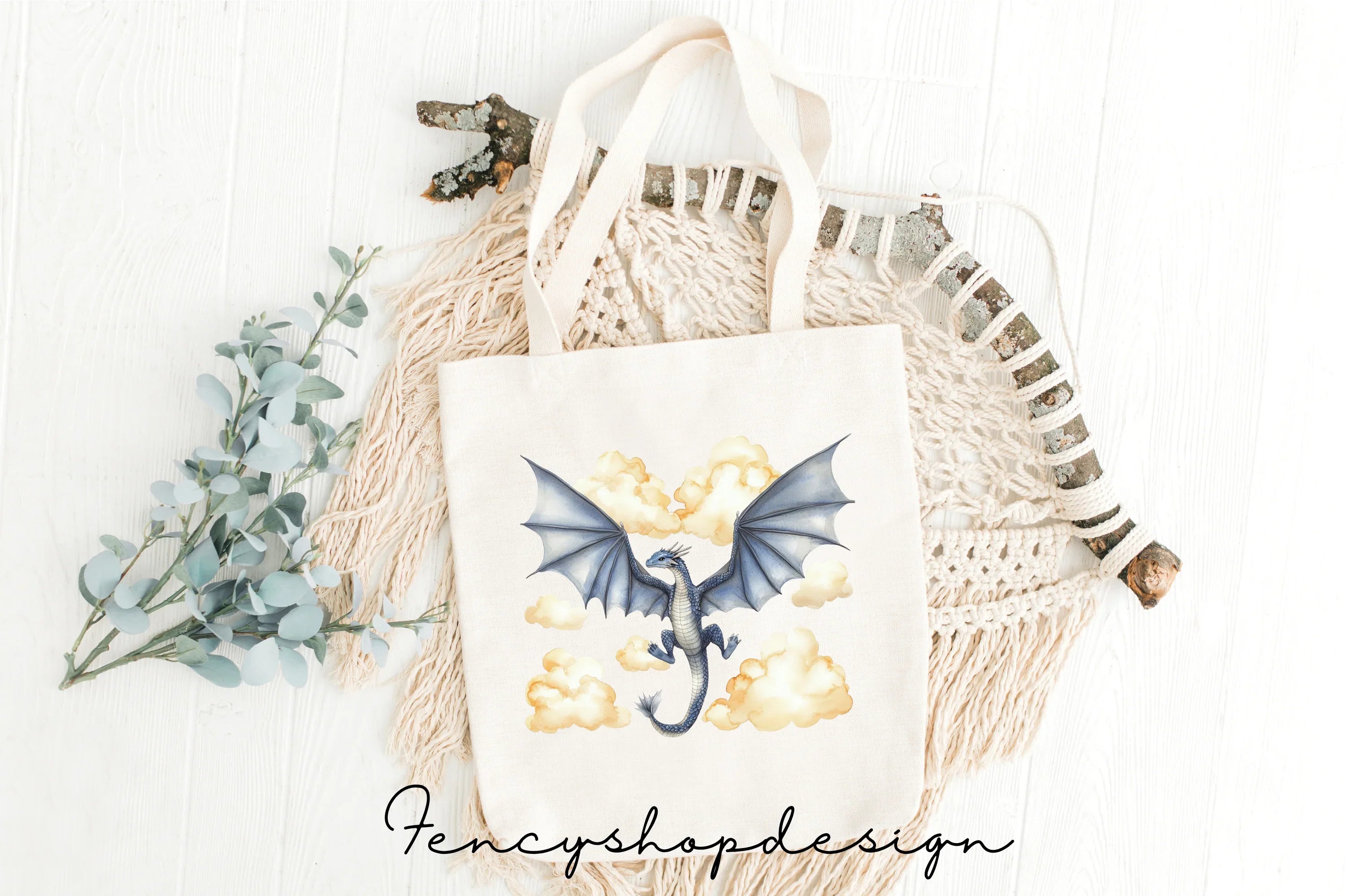 Cute Baby Dragon Clipart Bundle