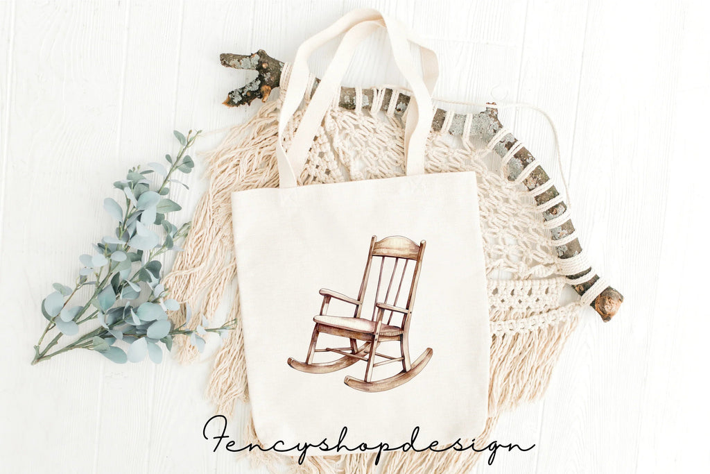 Rustic Rocking Chair Clipart Bundle