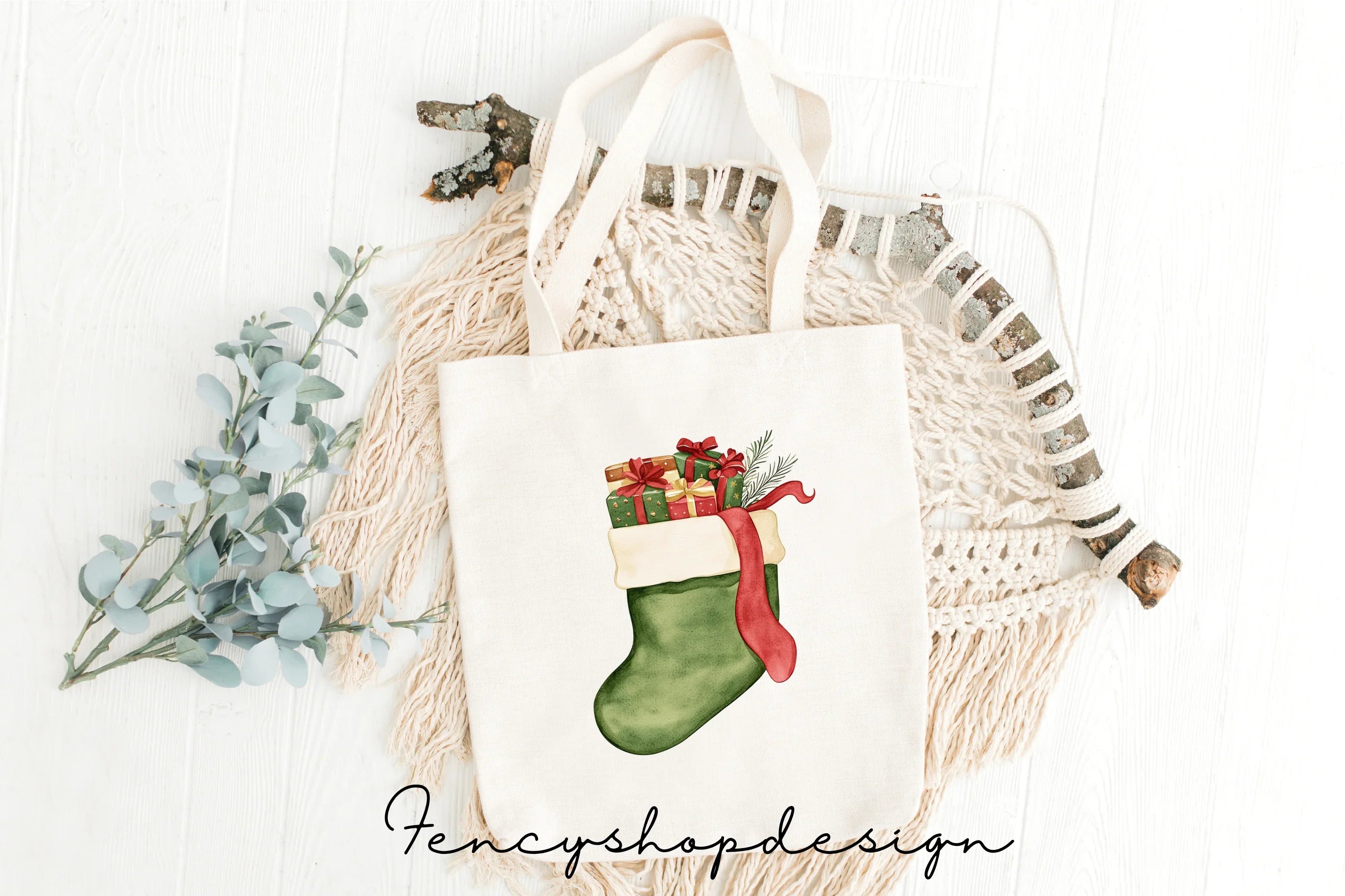 Christmas Stockings Clipart Bundle