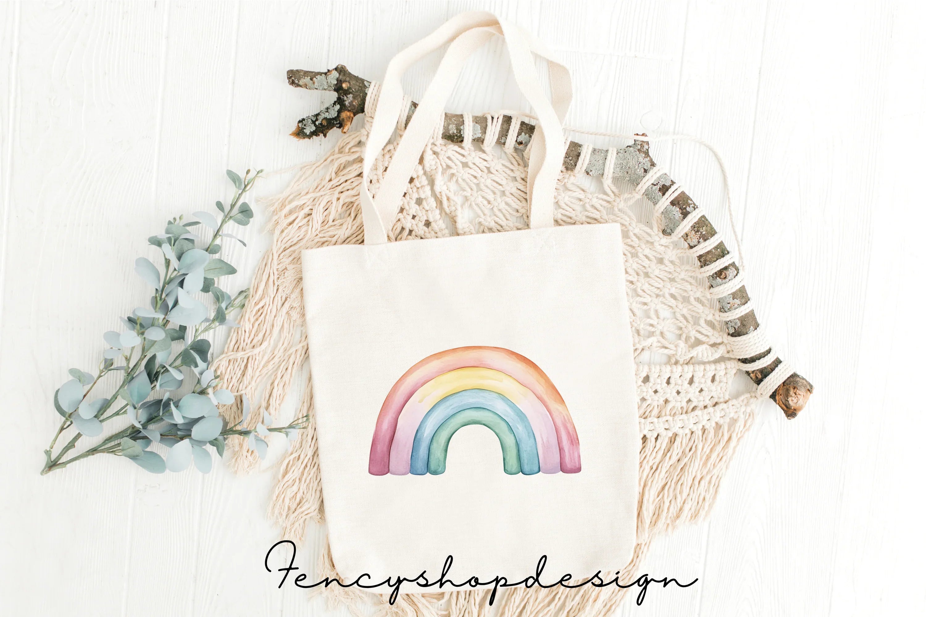 Vibrant Rainbow Splash Clipart Bundle