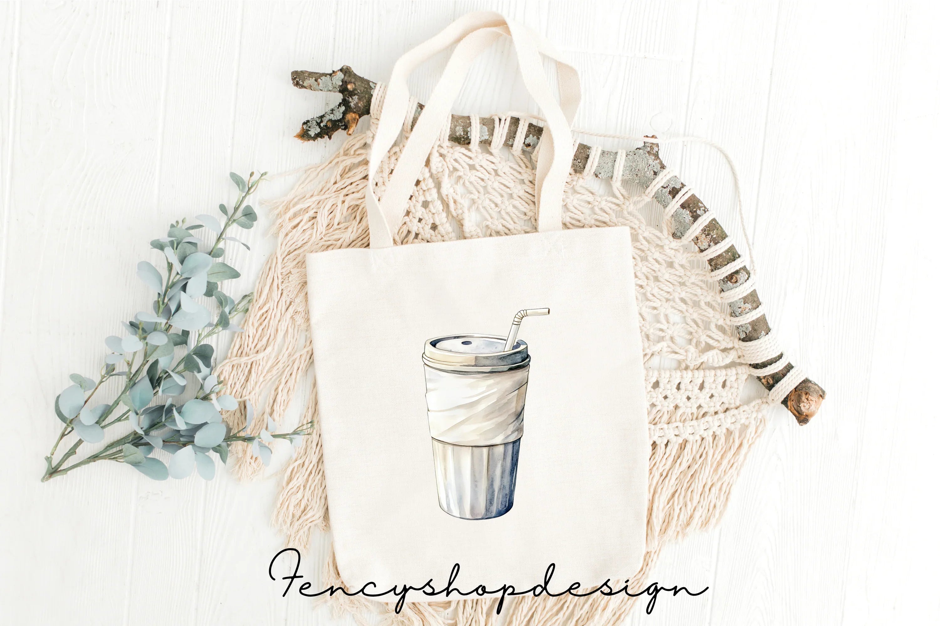 Abstract Boho Tumbler Clipart Bundle