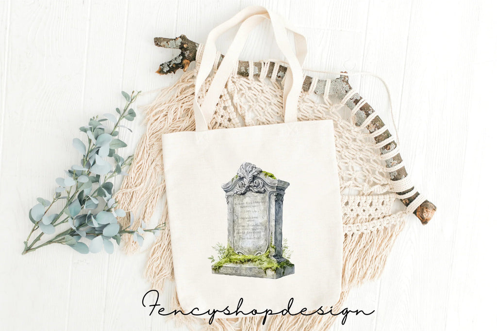 Vintage Gravestone Clipart Bundle