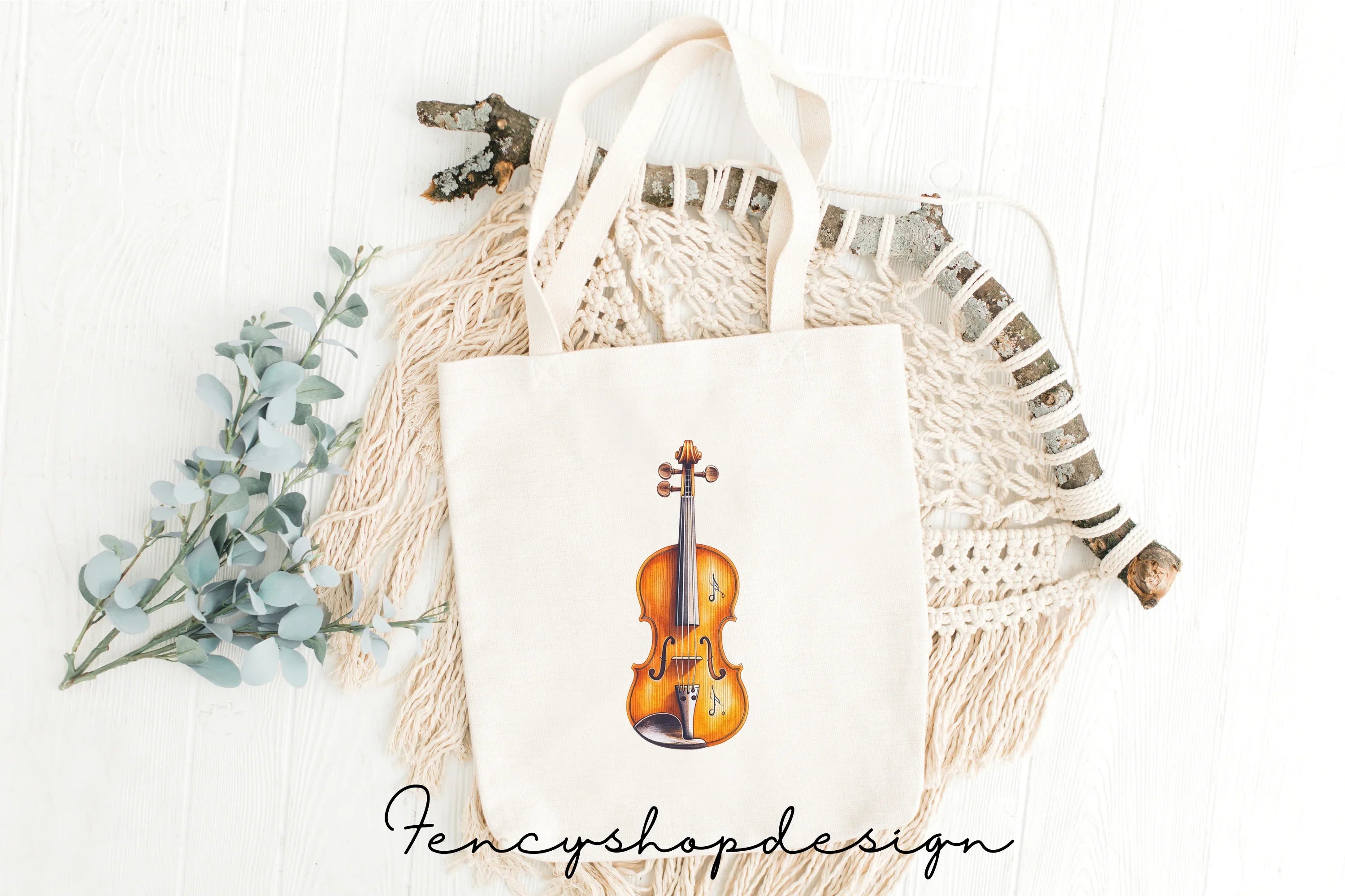Violin Music Notes Clipart Bundle