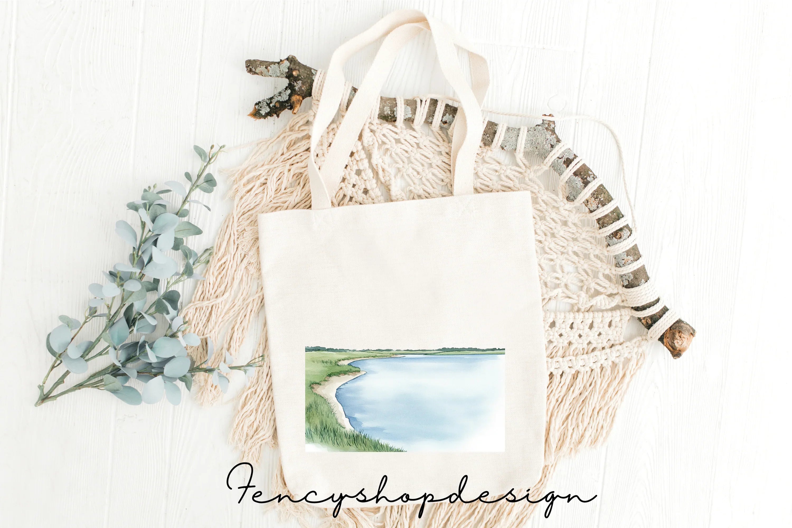 Serene Lake Landscape Clipart Bundle