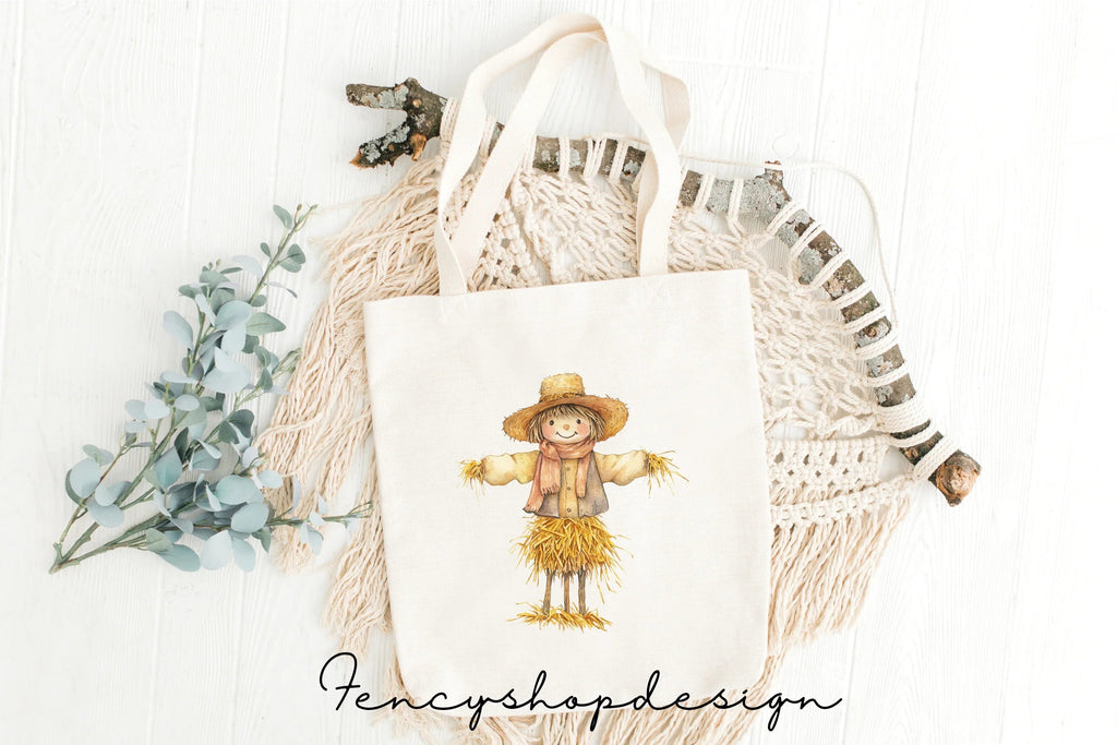 Cute Scarecrow Clipart Bundle