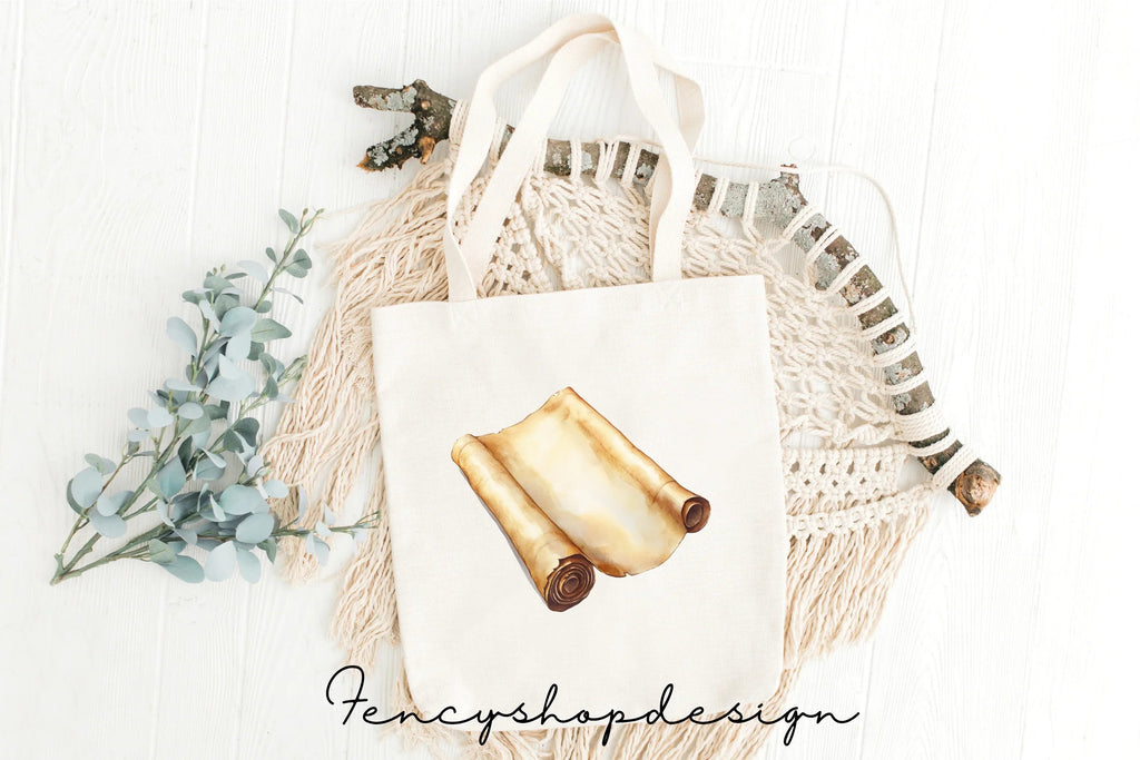 Vintage Burnt Scroll Clipart Bundle