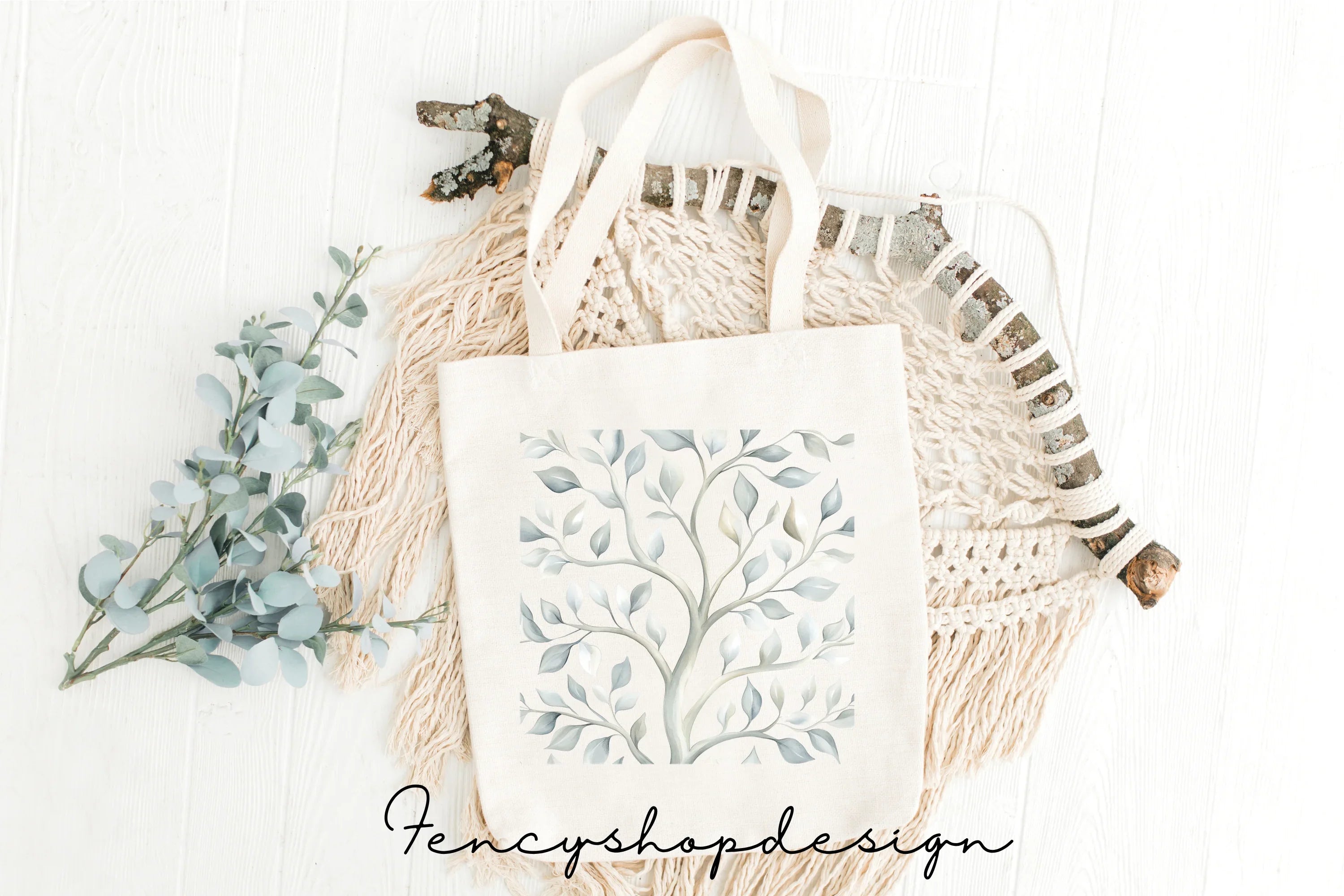 Tree Illustrations Clipart Bundle