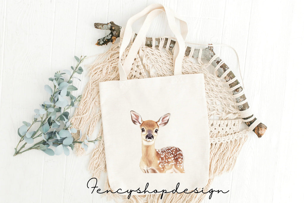 Adorable Baby Deer Clipart Bundle