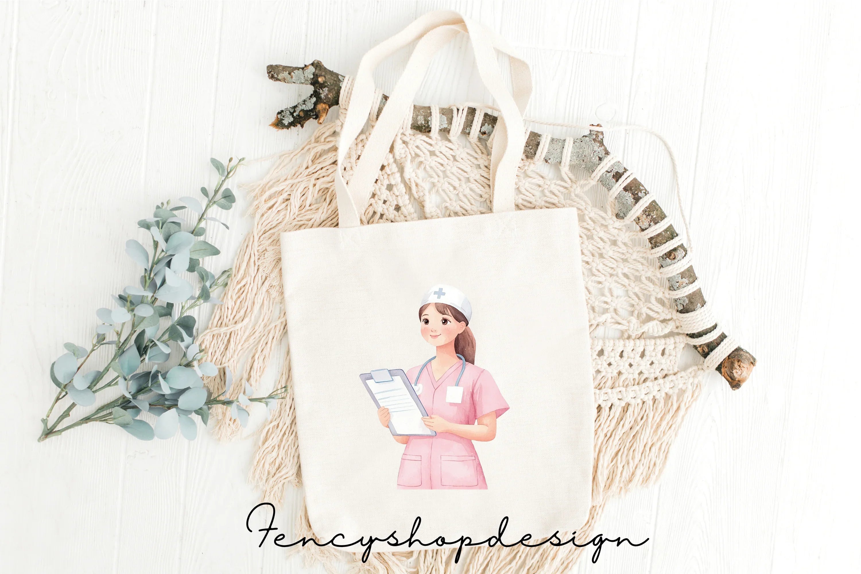 Healthcare Nurse Professional Clipart Bundle