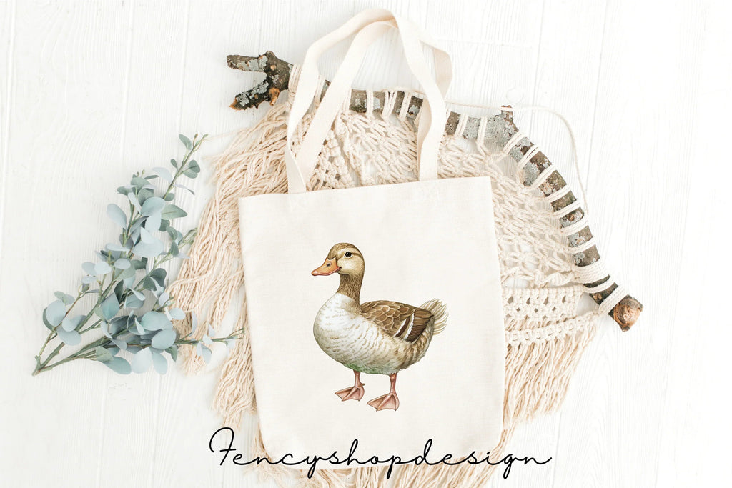 Hand Painted Duck Clipart Bundle