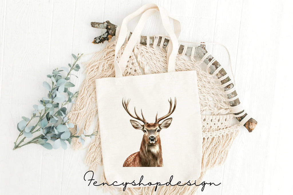 Majestic Deer Head Clipart Bundle