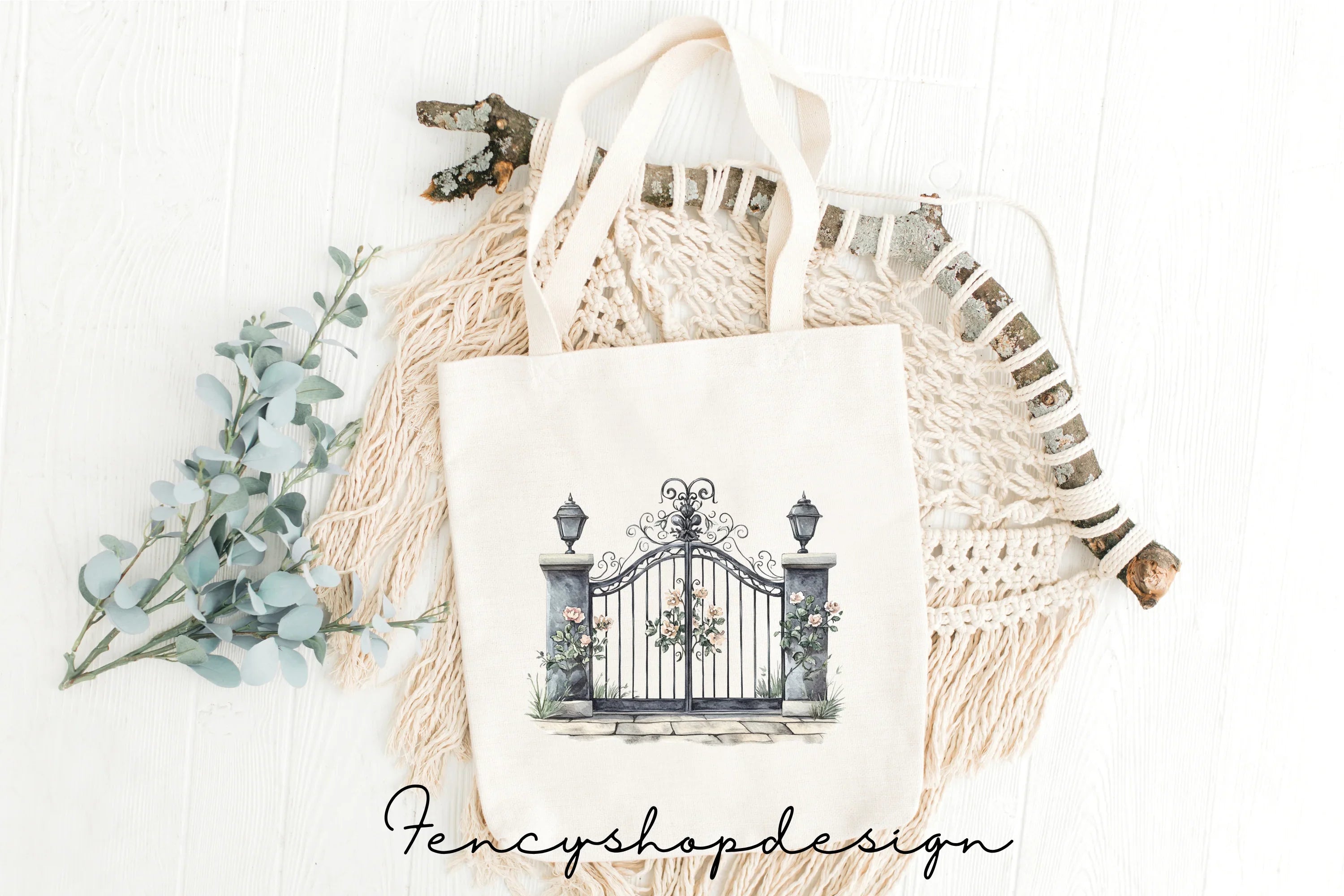 Elegant Ornate Gates Clipart Bundle