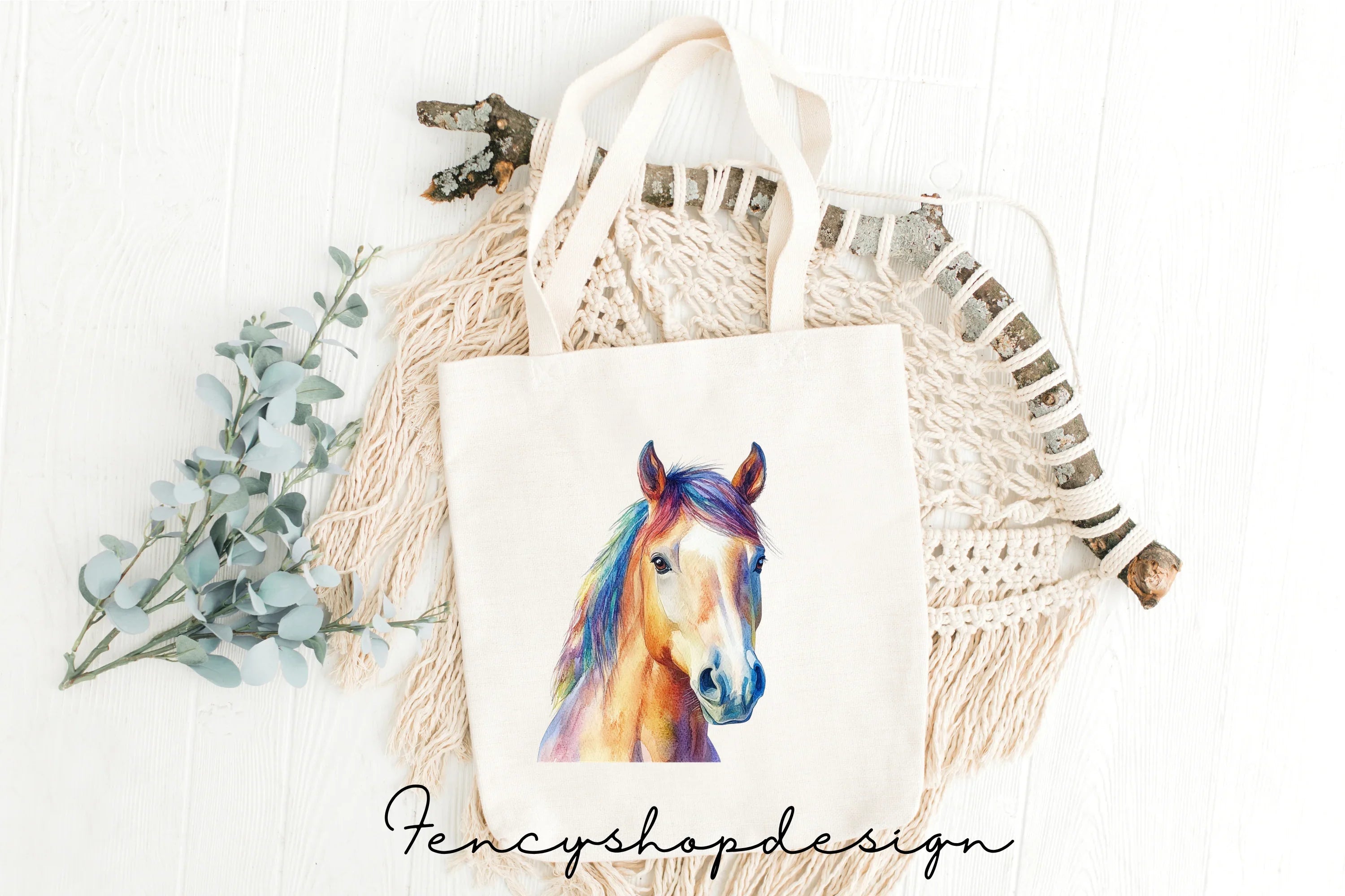 Vibrant Horse Clipart Bundle