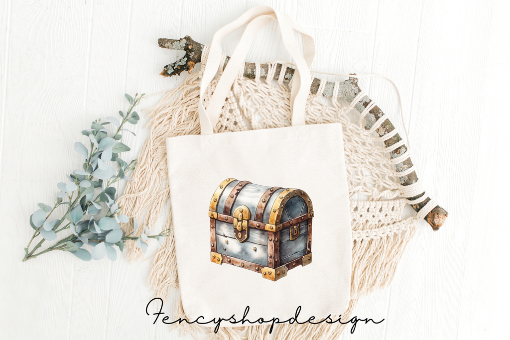 Fantasy Treasure Chest Clipart Bundle