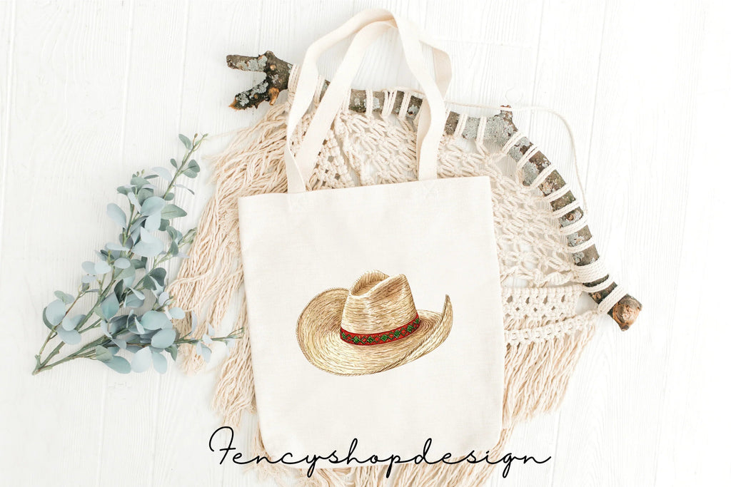 Boho Cowboy Hats Clipart Bundle