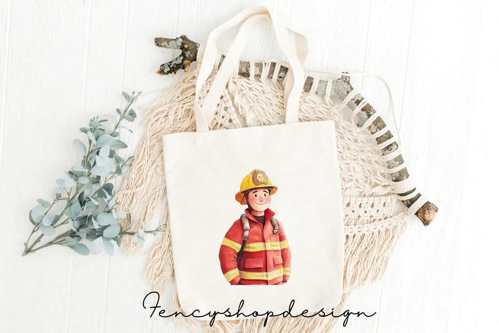 Brave Firefighter Clipart Bundle