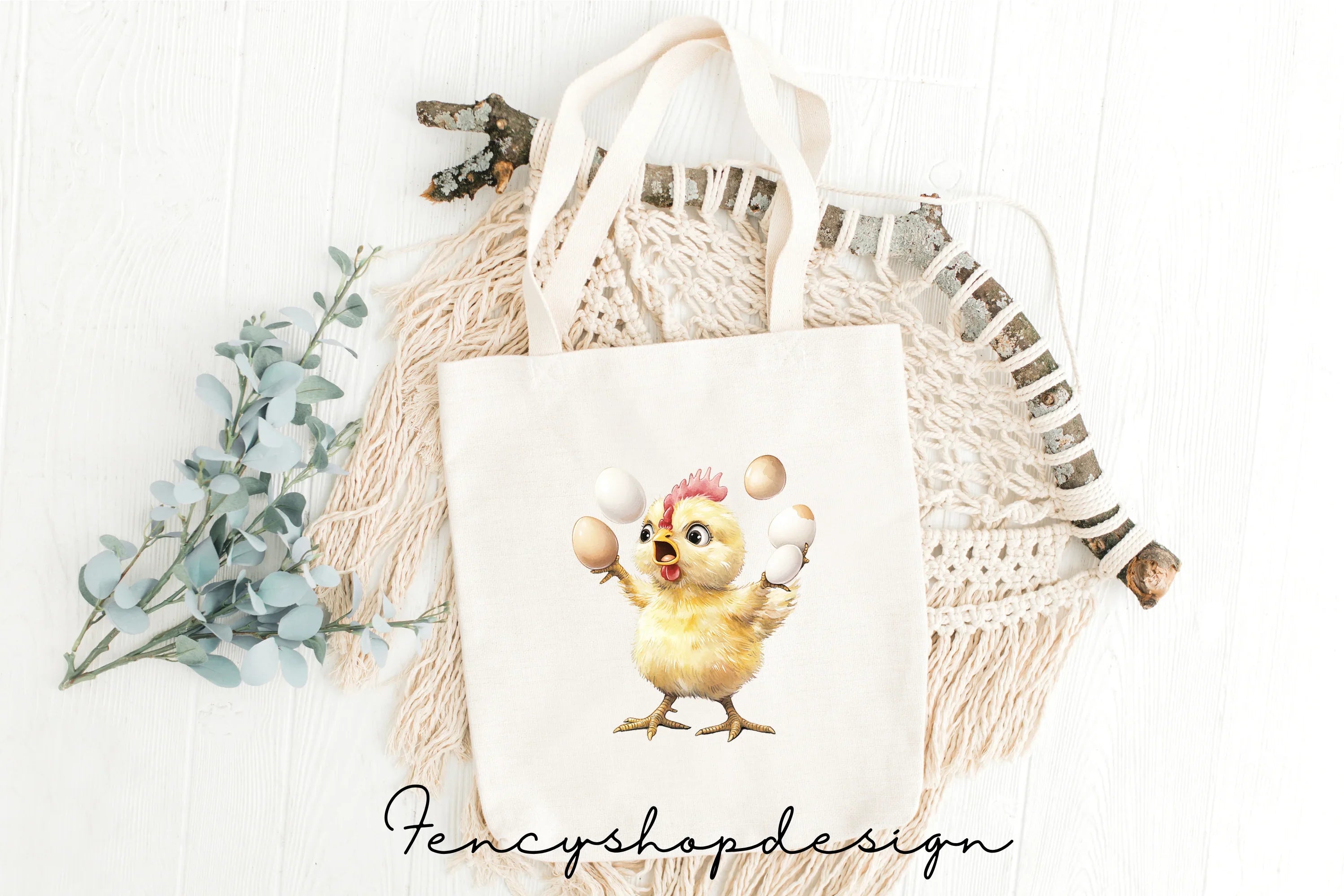 Adorable Baby Chicks and Easter Eggs Clipart Bundle