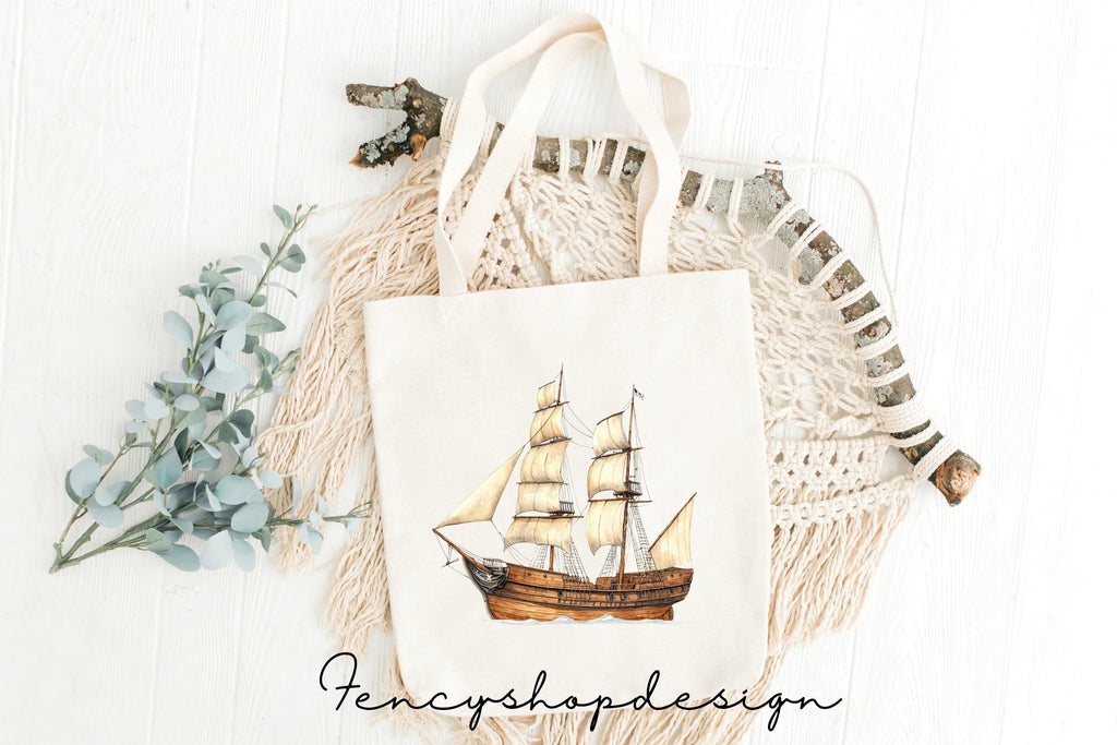 Sailing Ships Clipart Bundle