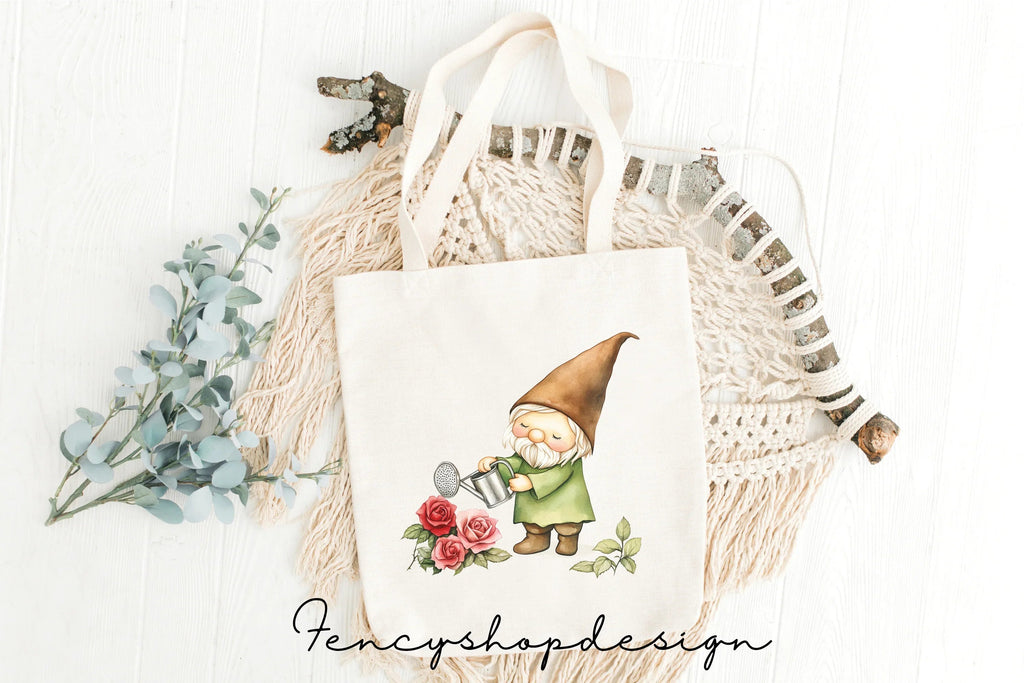 Cute Gnomes Clipart Bundle