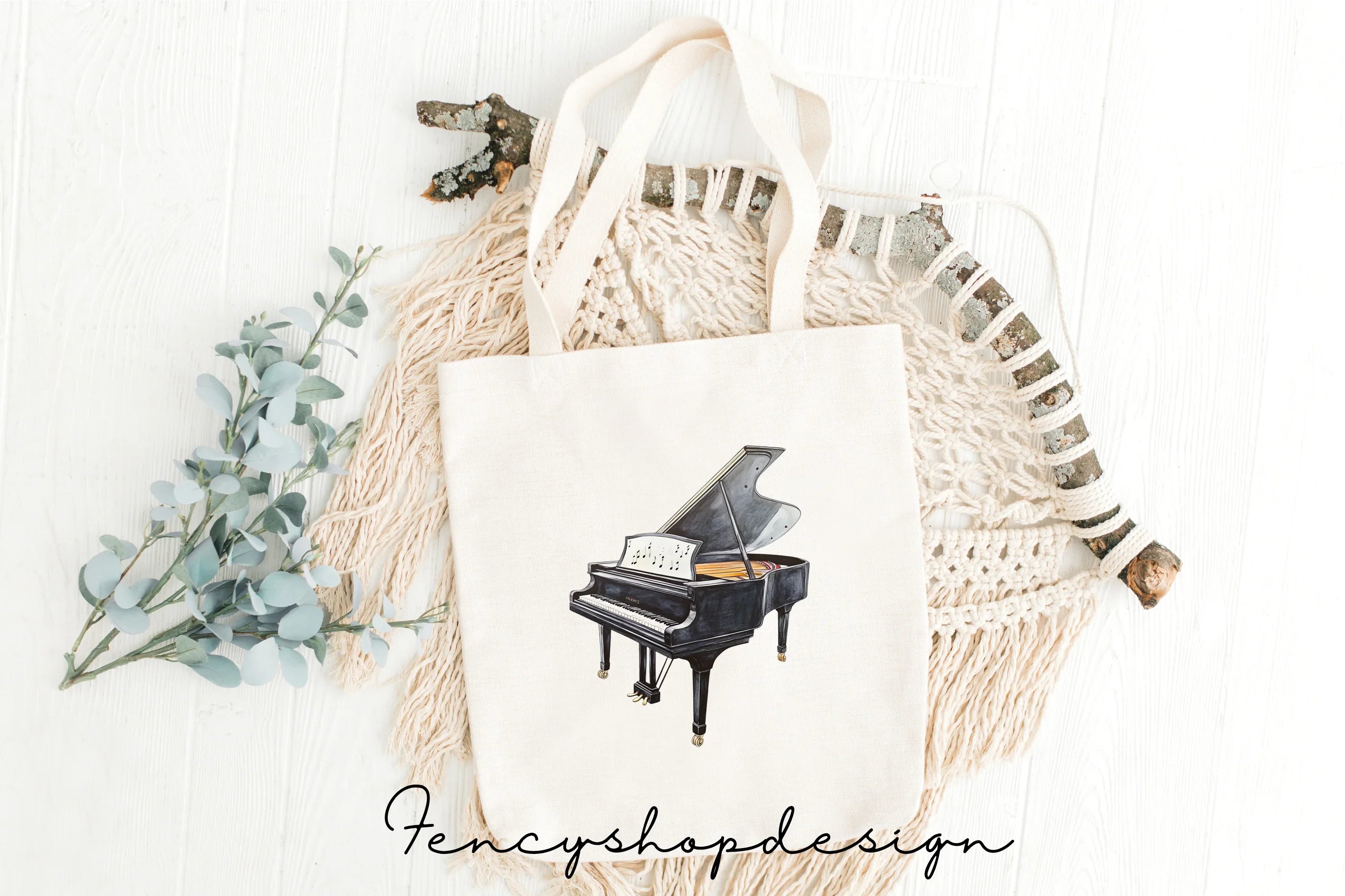 Elegant Piano Clipart Bundle