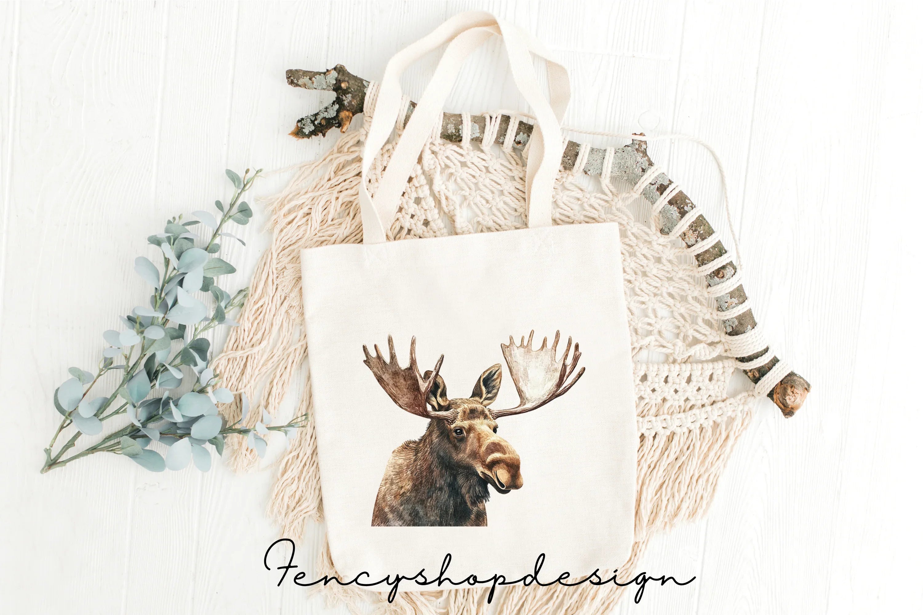 Majestic Moose Clipart Bundle