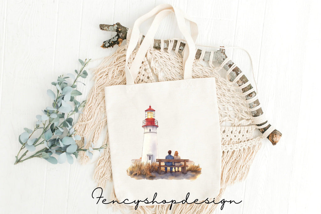Scenic Lighthouse Clipart Bundle