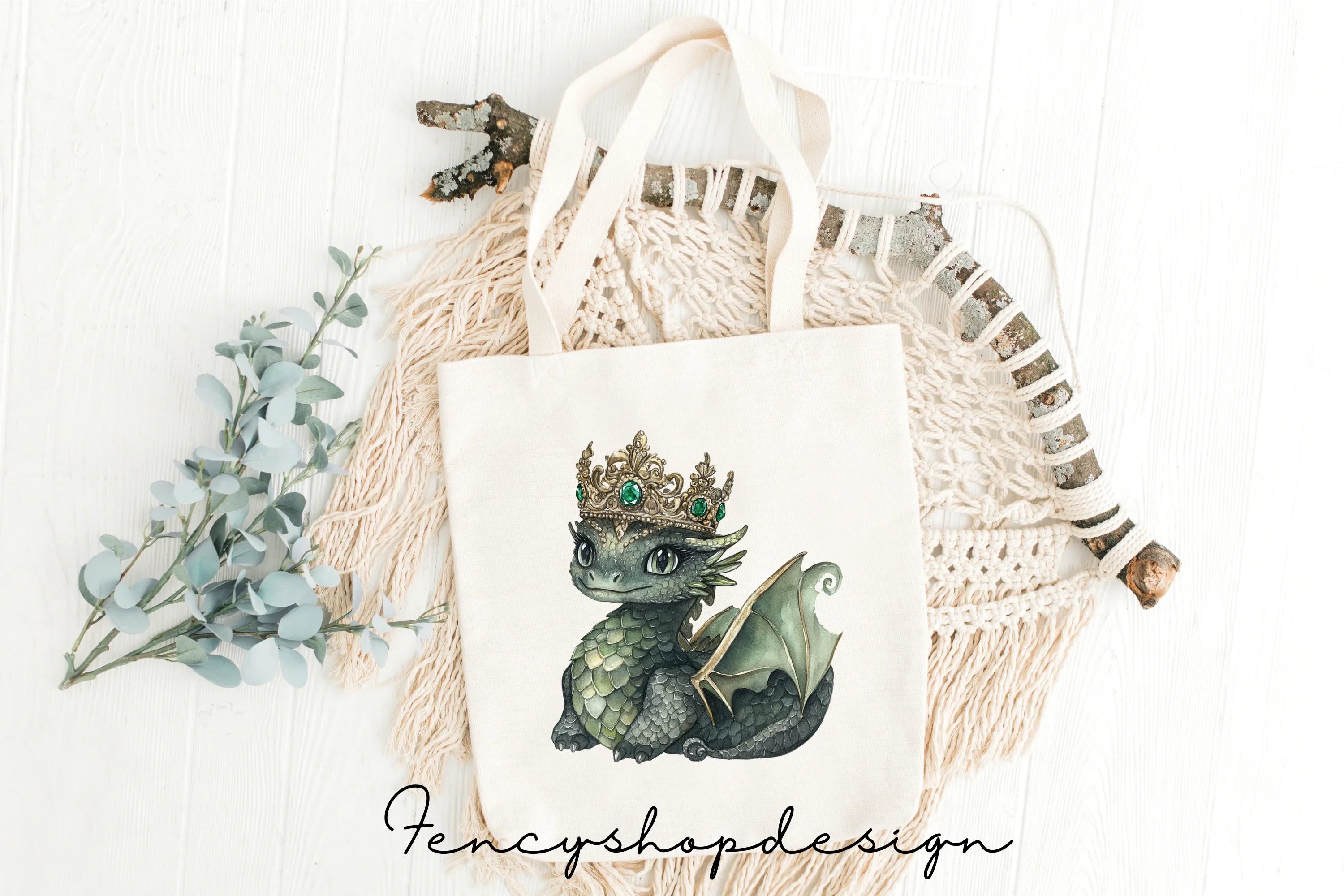 Magical Baby Dragon Clipart Bundle