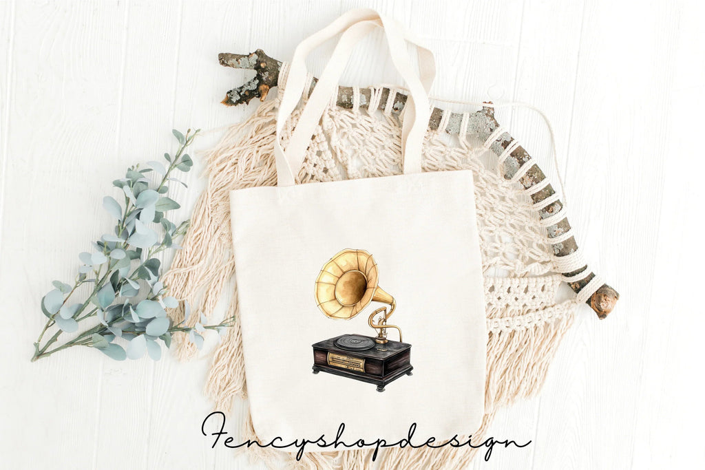 Vintage Gramophone Clipart Bundle