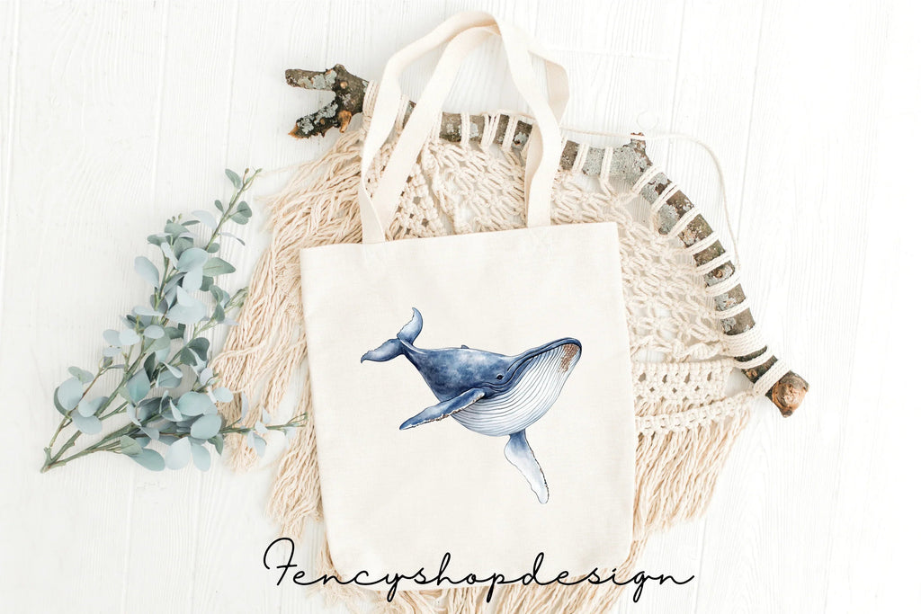 Majestic Whale Clipart Bundle