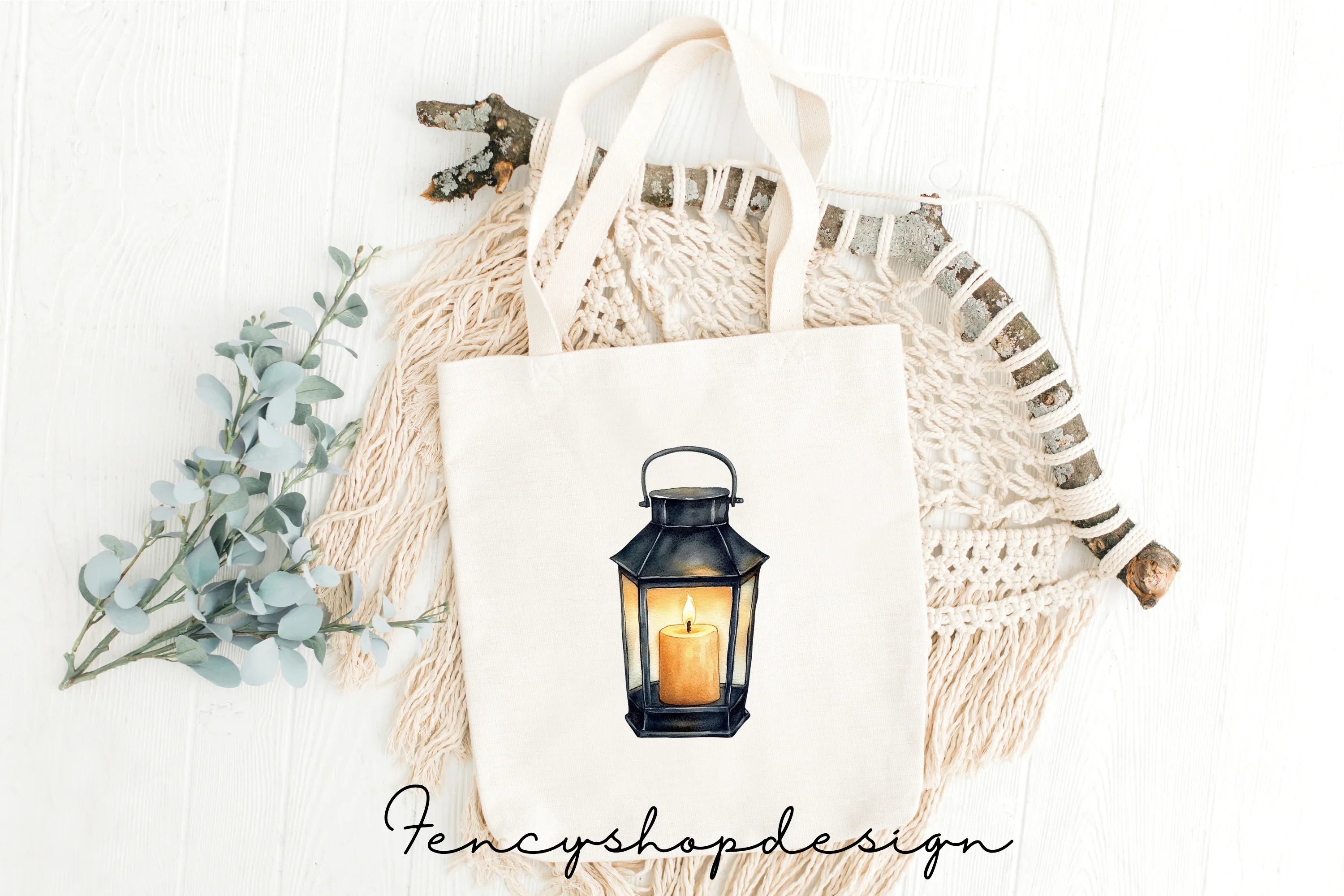 Vintage Lanterns Clipart Bundle