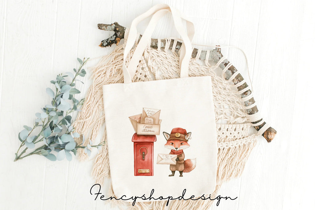Charming Fox Mail Delivery Clipart Bundle