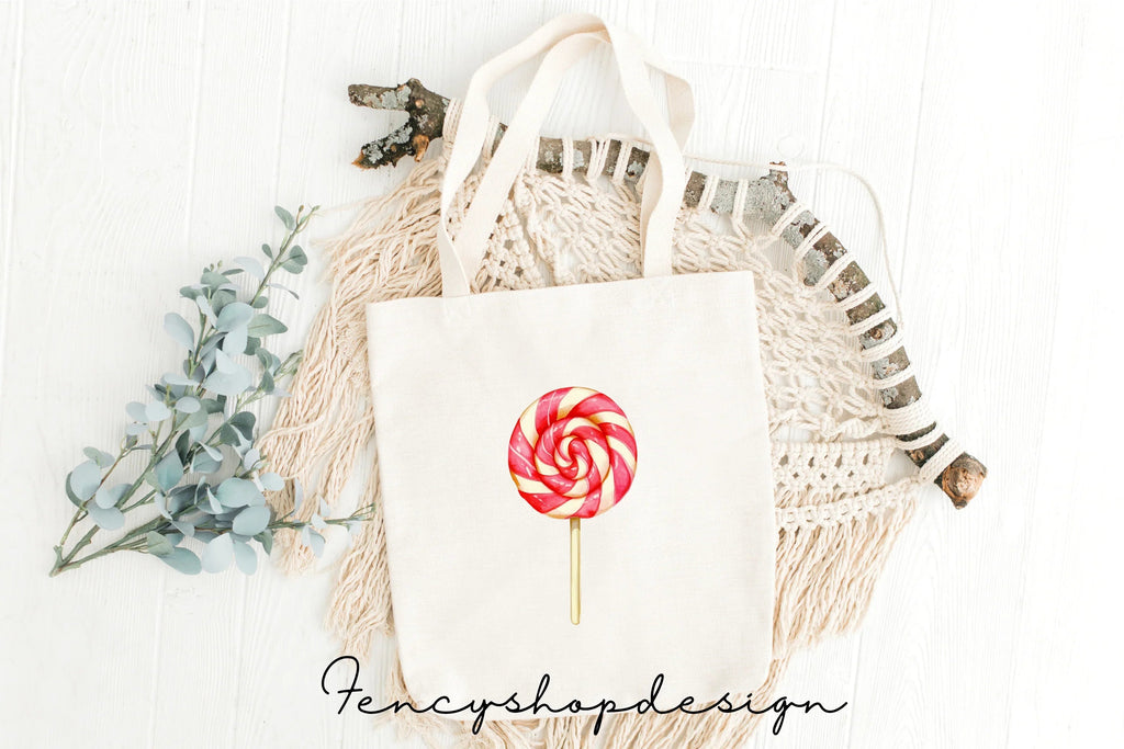 Sweet Swirl Lollipop Clipart Bundle