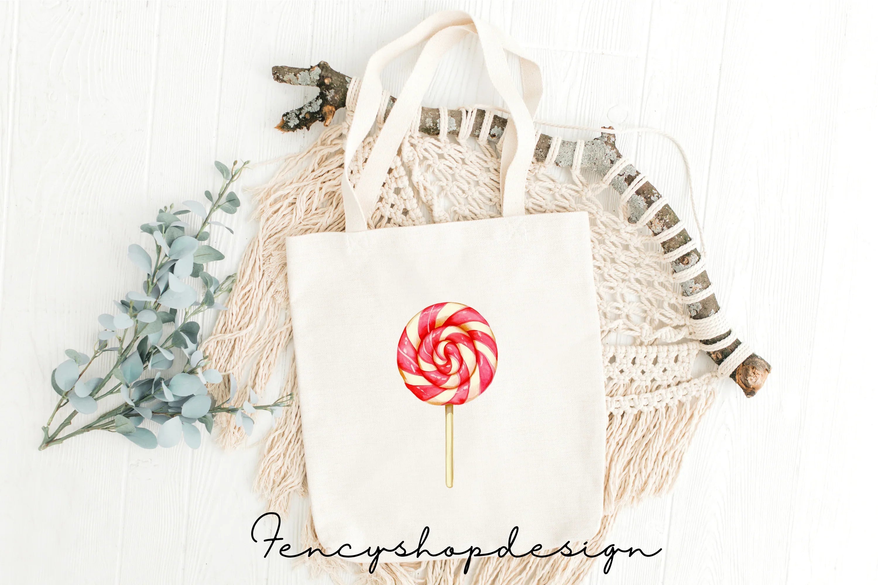 Sweet Swirl Lollipop Clipart Bundle