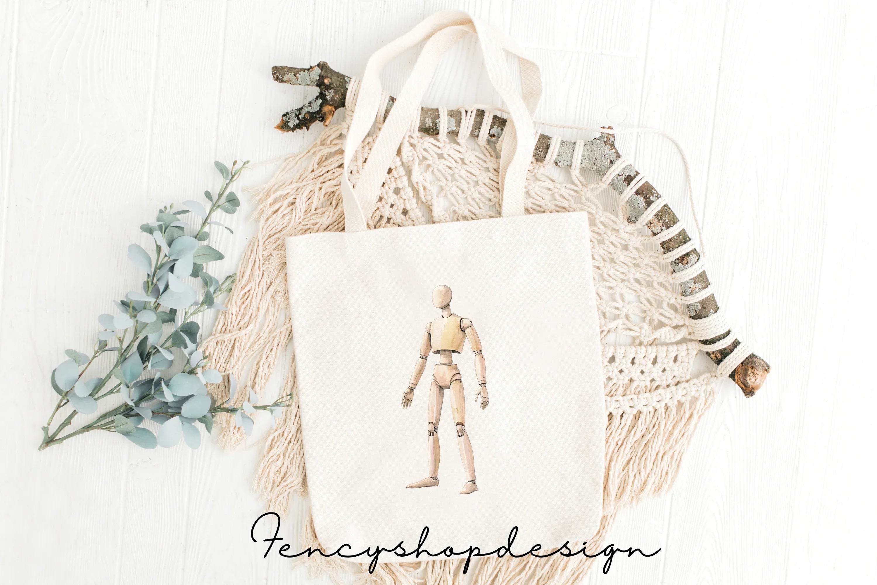 Wooden Mannequin Poses Clipart Bundle