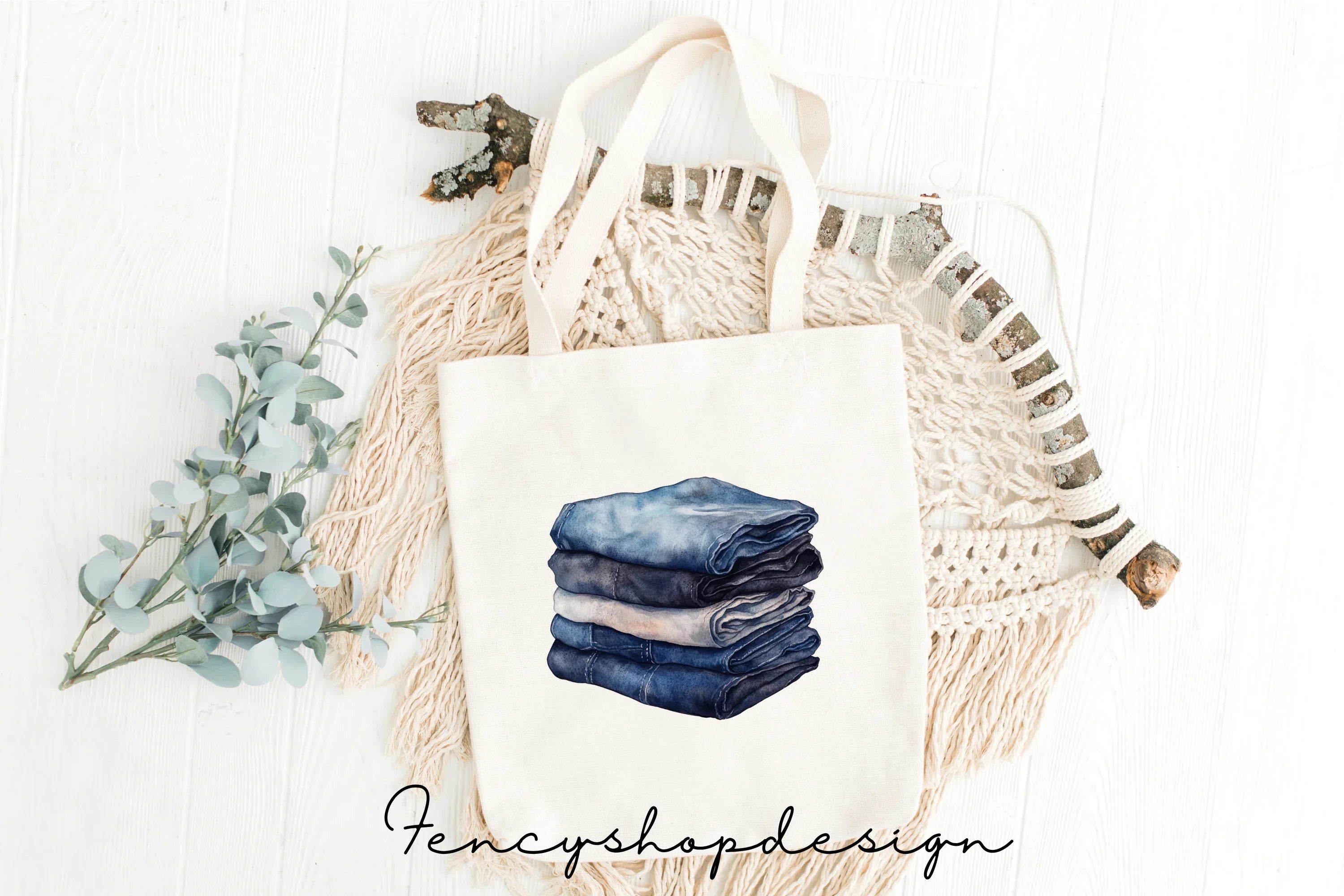 Denim Jeans Clipart Bundle