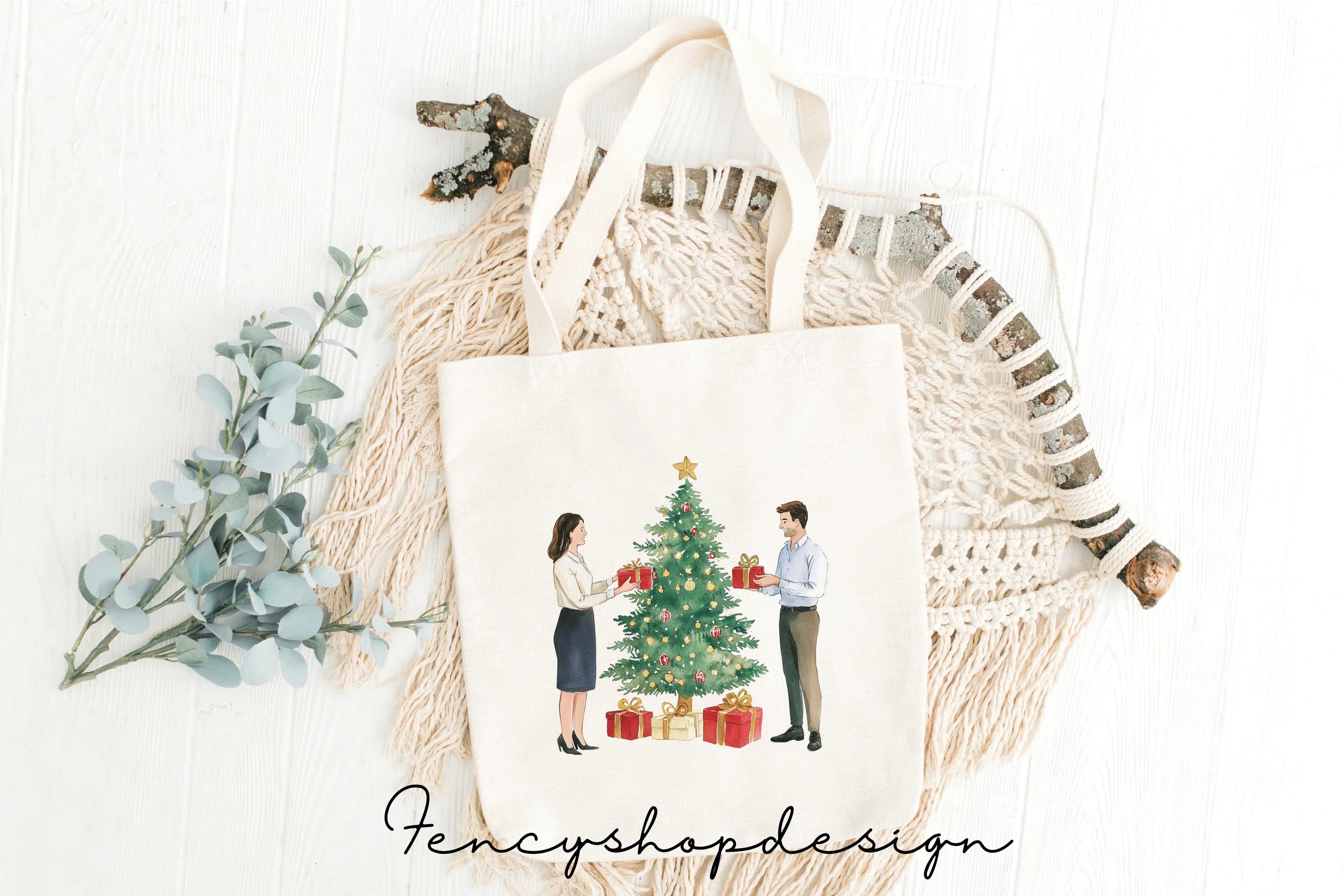 Holiday Gift Exchange Clipart Bundle