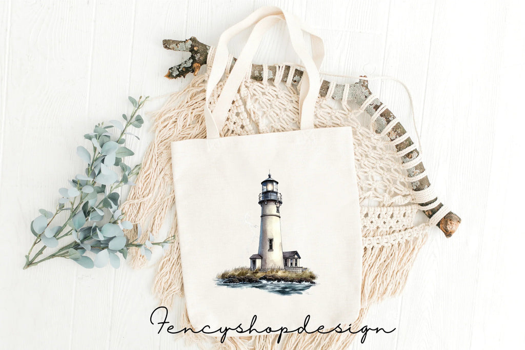 Coastal Lighthouse Clipart Bundle