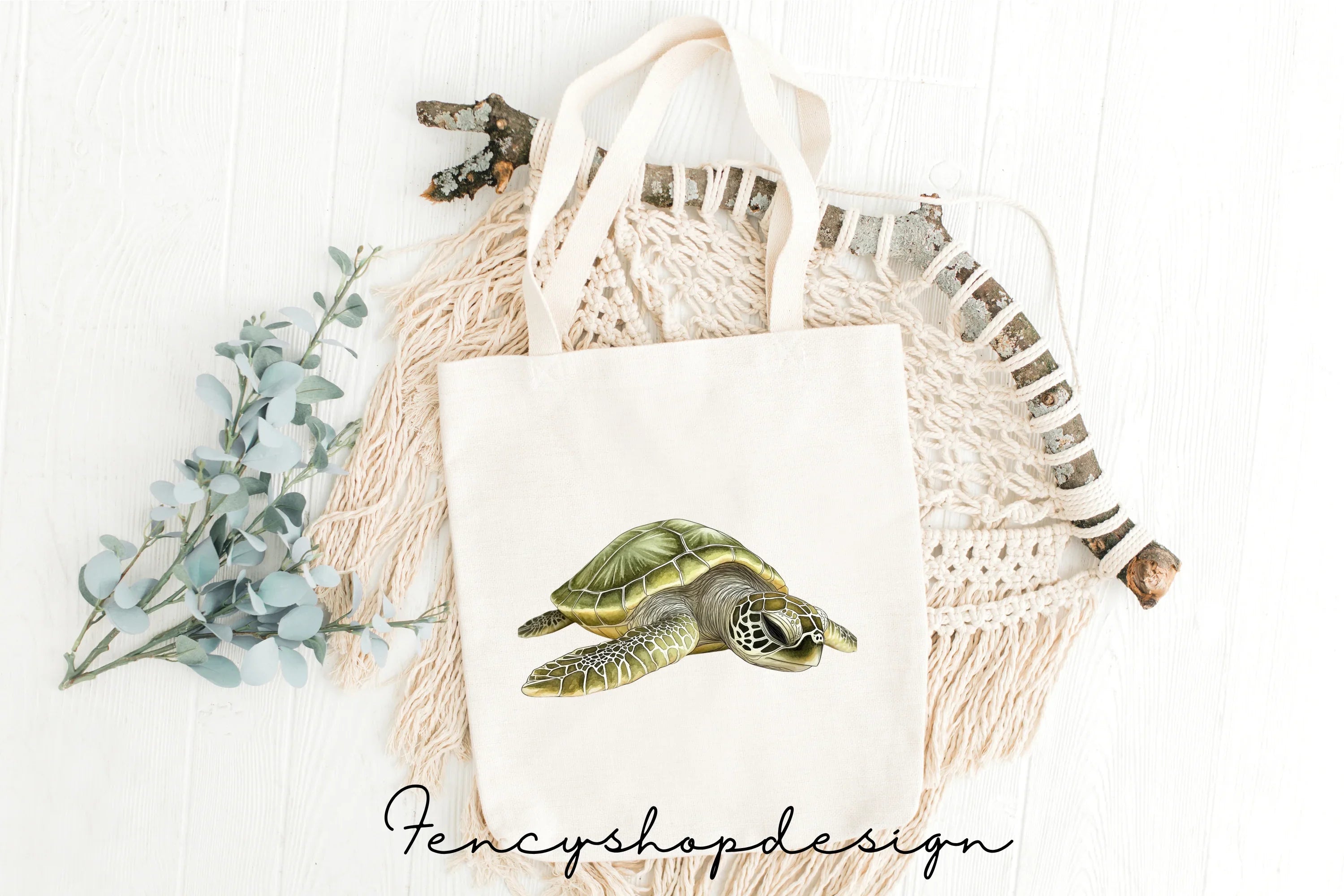 Baby Sea Turtle Clipart Bundle