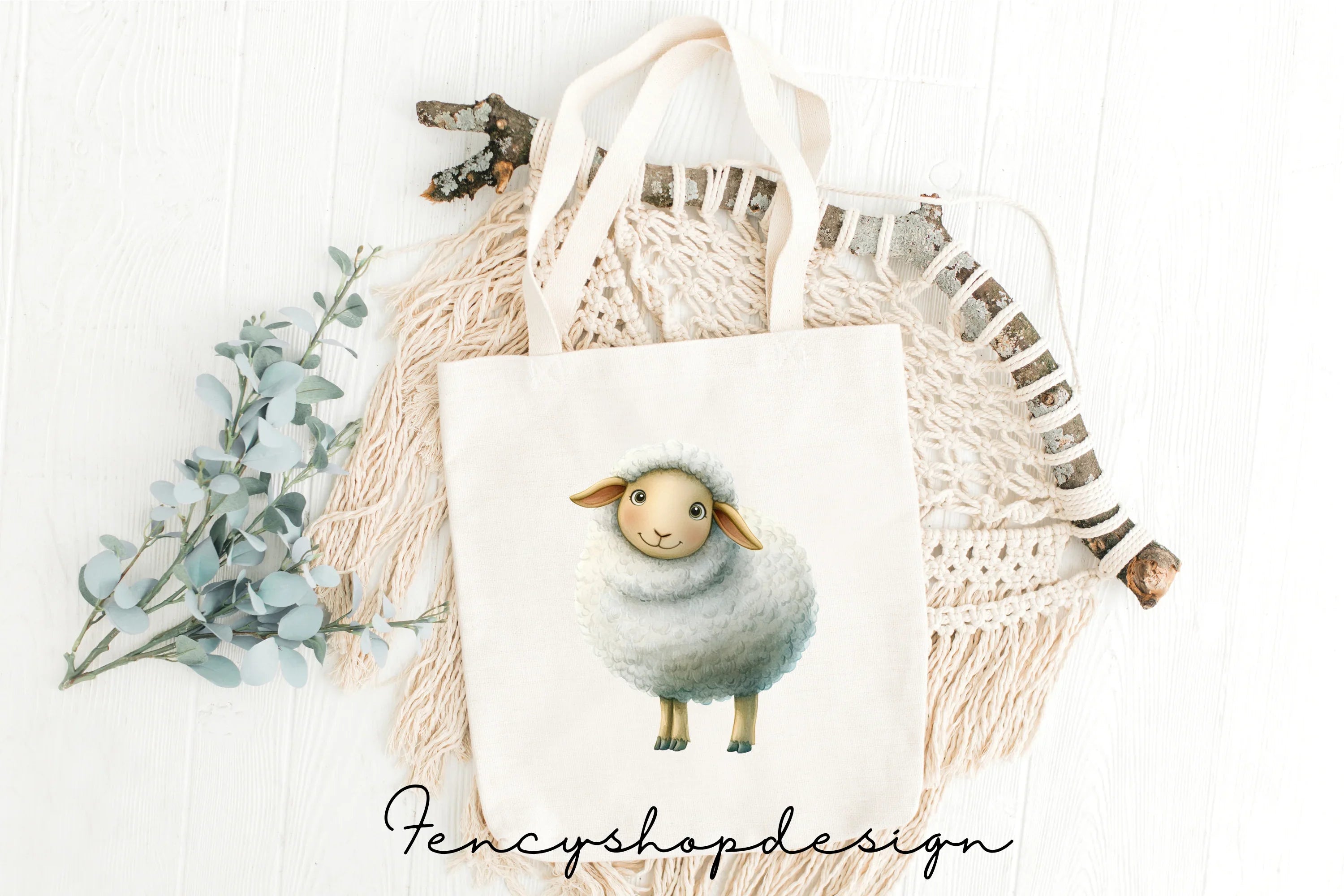 Adorable Sheep Clipart Bundle