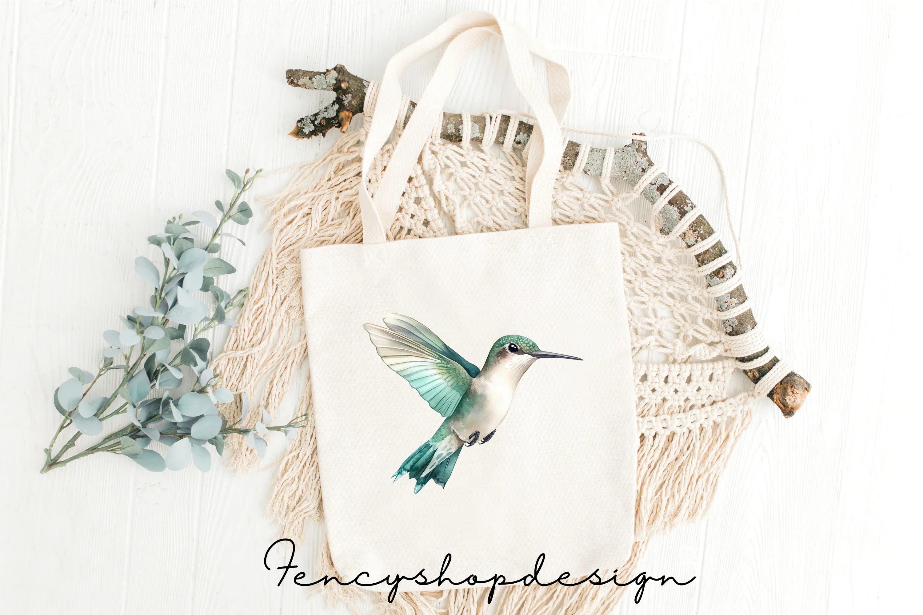 Vibrant Hummingbird Clipart Bundle