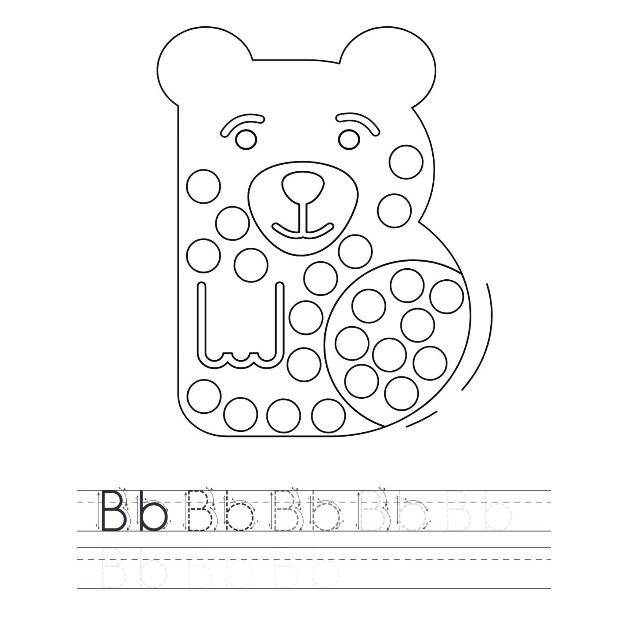 Preschool Tracing Coloring Maze and Counting Workbook