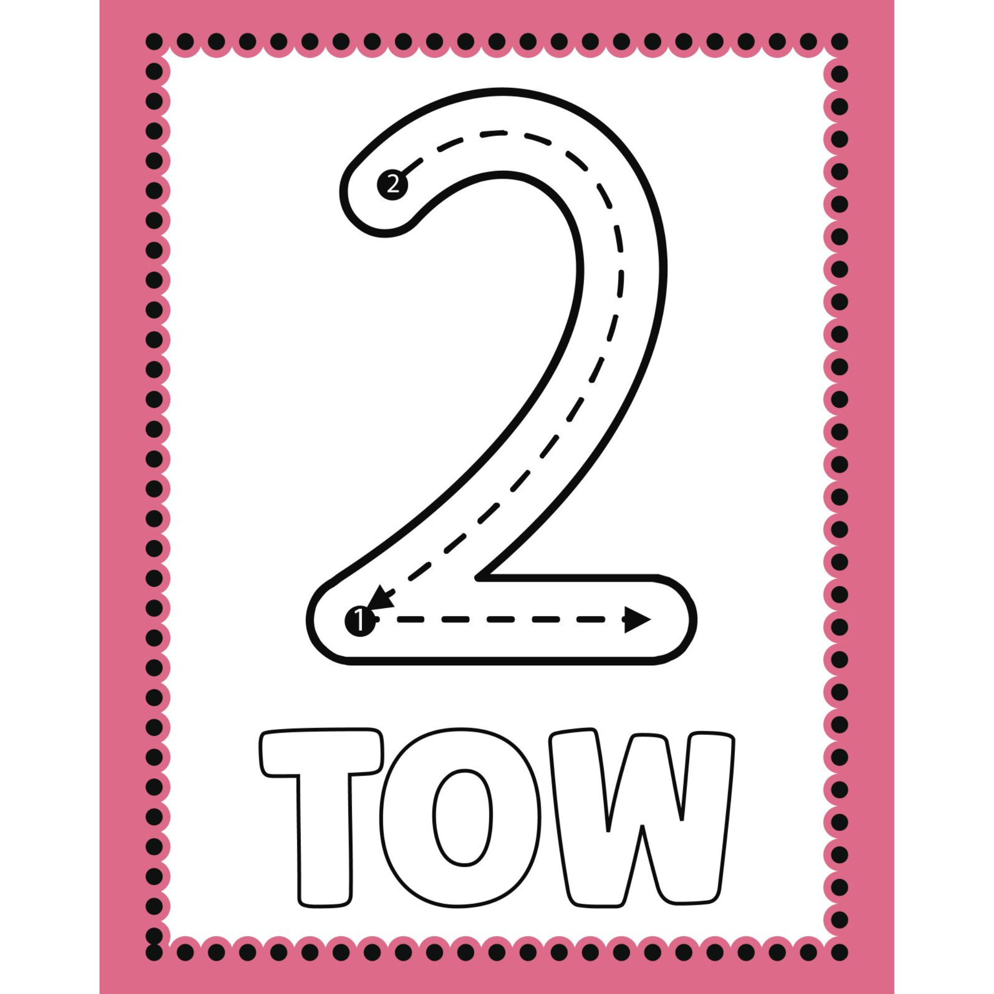 Preschool Tracing Shapes and Numbers Workbook