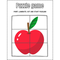 Printable Picture Puzzle Game Cards