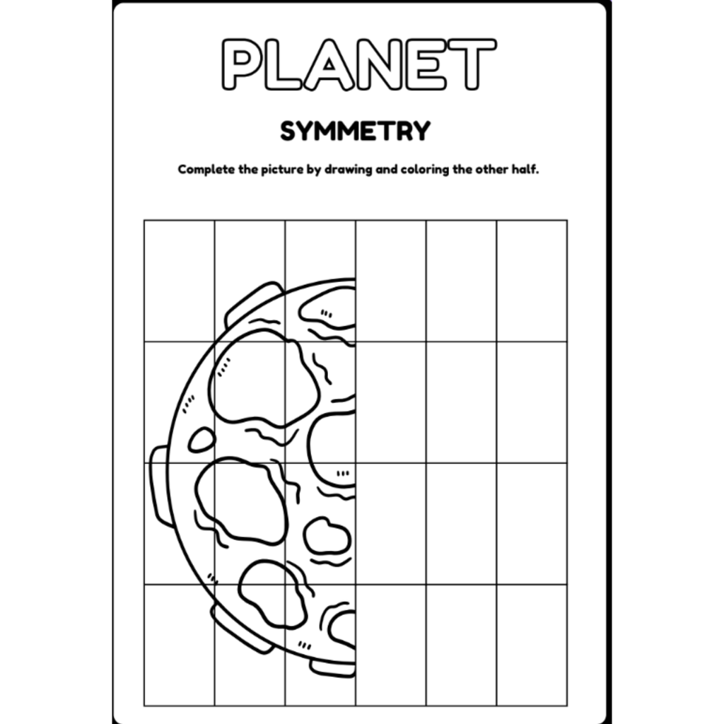 Purple Space Fun Activity Worksheets